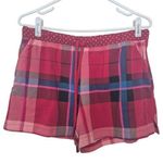 Soma Red Plaid Pajama Shorts Holiday Loungewear Size Medium NWT Photo 0