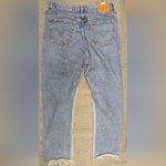 Levi's Rtr w27 (4) L30 501 Spliced Jeans light medium wash denim pants Photo 2