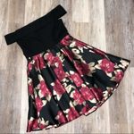 Chi Chi London Curve Rosalin Metallic Floral Off-the-Shoulder Dress 14 NWT Photo 8