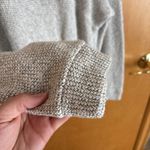 Sweaty Betty Restful Boucle 1/2-Zip Sweatshirt Women's Large Gray White Photo 5