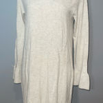 Banana Republic light tan oatmeal sweater dress woman’s medium NWT Photo 0
