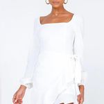 Princess Polly  The Villa Mini Dress White Size 8 Photo 7