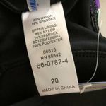 Swimsuits for All Swim Dress One Piece Molded Cups Floral Blue Black Size 20 Photo 3