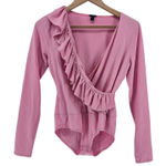 J. Crew Women's Deep Blossom Pink Ruffle Photo 0