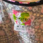 Intimately Free People Floral Lace Trim Slip Dress‎ Adjustable Straps Black Size M Photo 3