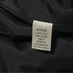 Myne Women’s Size M Black Double Silk Hem Strapless Mini Party Cocktail Dress Photo 5