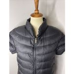 Martha Stewart Black Quilted Down Puffer Vest Cap Sleeves Zipper Womens Small Photo 4