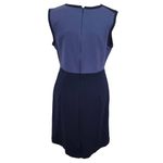 Lands' End  Blue Sheath Dress Size 10 Petite Classic Sleeveless Blue Dress Photo 1