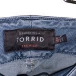 Torrid Premium Jegging Light Blue Skinny Jeans Triple Button 18R Photo 6