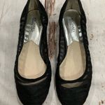 Michael Kors BLACK LEATHER AND MESH BALLET FLATS Photo 0