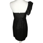 Milly  New York Black Shimmer Sleeveless Cocktail Party Special Event Dress 4 Photo 2