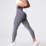 NVGTN Gray Butt Contour Seamless Athletic Workout Leggings Women's Size S Photo 1