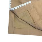 Anthropologie MON RENN embroidered Lisle Pants biscuit size large Photo 10