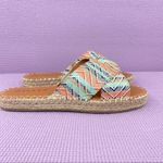 Serra Woven Cross Strap Espadrille Slide Sandals Size 8 NWOT Photo 1