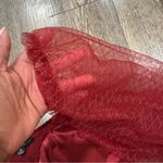 Haute Monde Scarlet Puff Sleeve cropped Blouse Photo 5