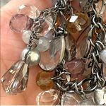 Loft  multi crystal bead statement necklace Photo 11
