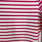 Lands' End Size Small UPF Sun Shirt Striped Orange Pink White Lake Cabin Boating Photo 2