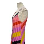 Stine Goya Gianna Dress‎ Slip Midi Striped Silk Colorful Pink Size Small Photo 8