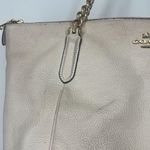 Coach Ava Gold and White Tote Bag EUC Photo 2