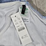 J.Crew Ruched one-shoulder one-piece in seersucker 22 NWT Photo 2