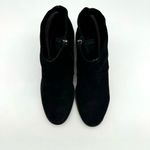 Eileen Fisher  Suede Leather Black Ankle Casual Everyday Zip Up Bootie 8 Photo 4