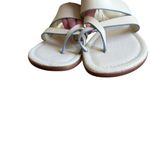 J. McLaughlin  - White Shay Leather Slide Sandals Sz 10 Photo 4