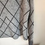 Christian Siriano New York Women Black Gray Turtleneck Sweater M Diamond Wool Bl Size M Photo 2