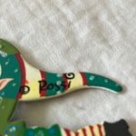 Rossy: Festive Christmas Holiday Elf & Rocking Horse Brooch Photo 1