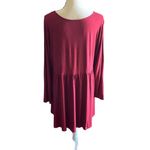 Torrid stunning red babydoll top, long sleeves, super soft, excellent condition, size 2x Measurements: Bust: armpit to armpit 21 inches Length: shoulder seam to bottom Front: 29 inches Back: 32 inches Photo 5