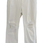 Hollister NWT  White Distressed Ultra High Rise Dad Jeans Sz 33  Photo 0