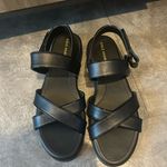Cole Haan  Mirabelle Black Leather Sandals Dressy Size 11 B NEW $130 Photo 2