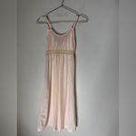 Vintage Movie Star Nylon Midi Night Gown Pink Size Small‎ Photo 1