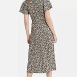 Levi's Midi Dress XS Black and White Floral A-Line Photo 1