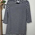 Free Assembly 3/4 Sleeve Tunic Striped Size Medium Black Photo 0