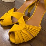 Ba&sh  Mustard Yellow Heeled Sandals size 38 Photo 9