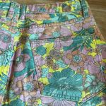 Wild Fable Women's Multicolor Floral Print High Rise Jean Shorts - Size 14 -NWT Photo 4