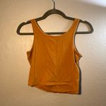 SO  Tan Orange Sleeveless Crop Tank Top Camisole Cami SZ S Sporty Athletic Casual Photo 4
