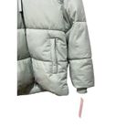 AQUA Hooded Puffer Coat Small Celadon Size Medium Photo 3