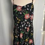 Old Navy  Floral Midi Dress - Black and Multicolor Photo 6