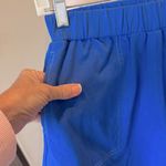 Matching Set Blue Cotton Flowy Tank Blousey Shorts New Size XS Photo 4