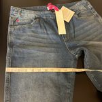 Pajama Jeans bootcut pull up elastic waist, medium wash blue, size S, NWT Blue Photo 7