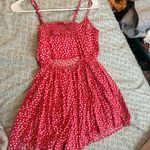 Hollister pink and white flower romper Photo 1