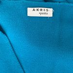 Akris Punto  Blue Knit Sleeveless V Neck Top 10 Photo 2