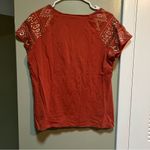 Alfred Dunner  T-Shirt Burnt Orange Beaded Embroidered Aztec M Photo 5