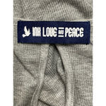 Ink Love And Peace Womens Tunic Top Gray Short Sleeve High Low Key Hole Modal L Size L Photo 6