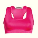 Sammy B Workout Top Womens Size Small Pink Racerback Cropped Activewear Photo 2