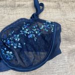 Chantelle  Womens Size‎ 34D Intuition Demi Undewire Bra Blue Photo 2