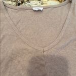 Cotton On Gray Brown Sleeveless Crop Tie Front Tank Top Photo 3