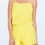 Fabletics Neema Romper in Neon Yellow, Size SS Photo 4