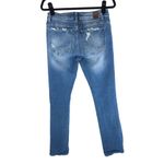 BKE Womens Stella Straight Jeans Distressed Low Rise Stretch 28Rx31.5 Photo 1